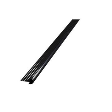 Daktrim met kraal zwart 26mm breed, 1650mm lang + koppelstuk