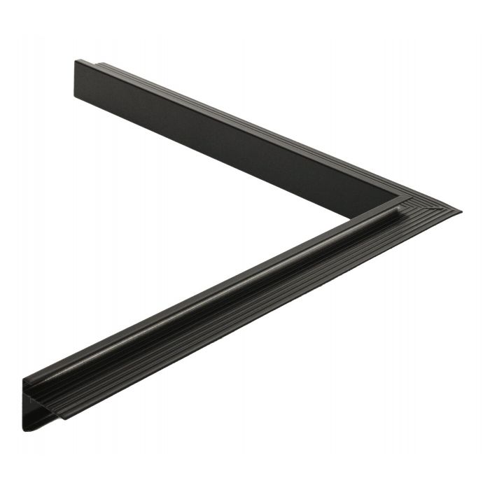 Daktrim antraciet binnenhoek 45mm breed, 500x500mm lang main product photo