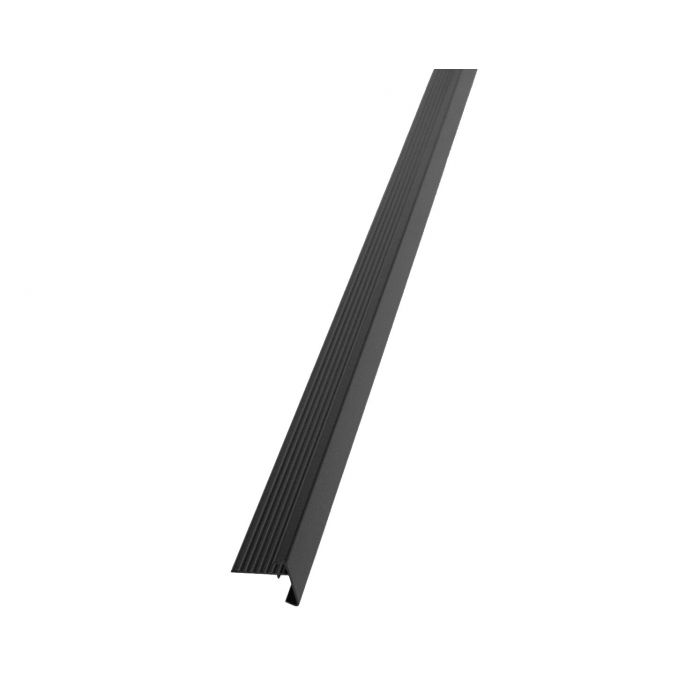 Daktrim antraciet 45mm breed, 1650mm lang + koppelstuk main product photo