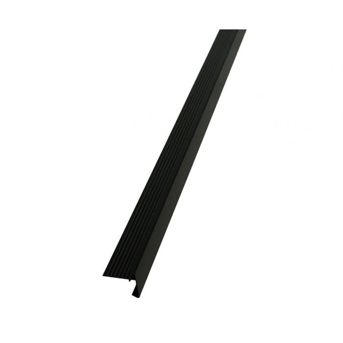 Daktrim zwart 45mm breed, 1650mm lang + koppelstuk main product photo