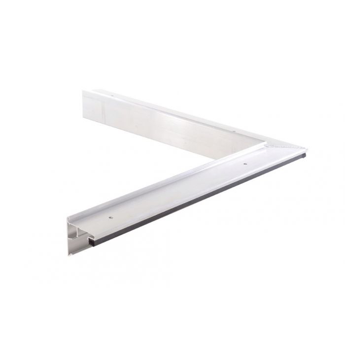Speciale EPDM daktrim binnenhoek - 60mm breed, 500x500mm lang main product photo