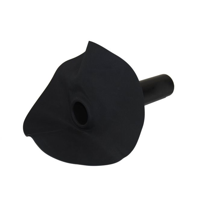 EPDM hemelwaterafvoer 110mm met 90 graden uitloop main product photo