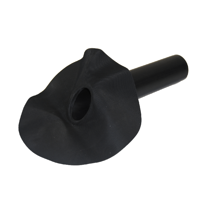 EPDM hemelwaterafvoer 90mm met 45 graden uitloop main product photo