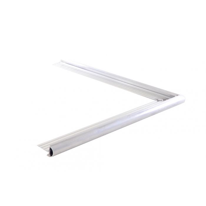 Daktrim met kraal buitenhoek 26mm breed, 500x500mm lang main product photo