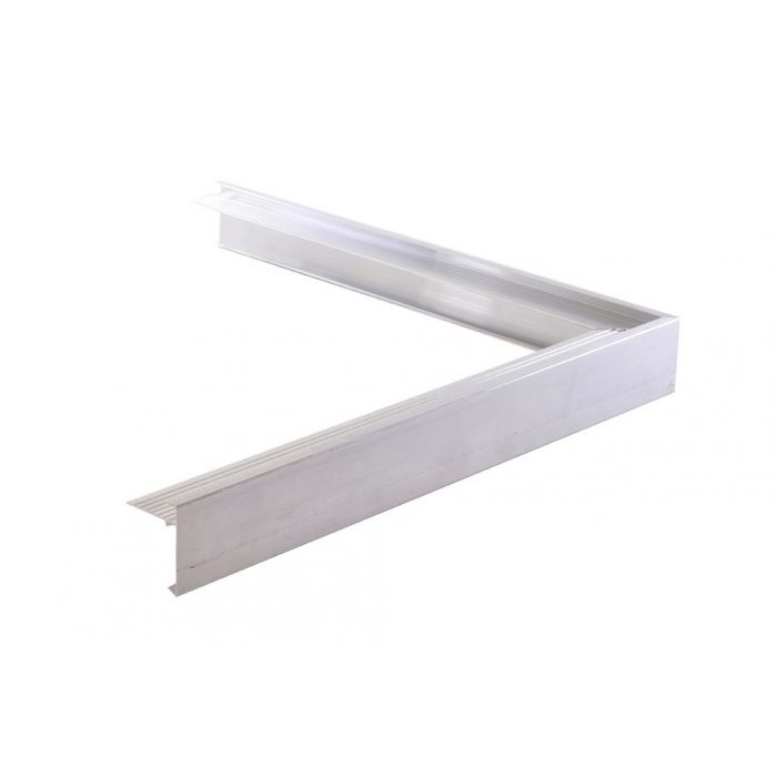 Daktrim buitenhoek 60mm breed, 500x500mm lang main product photo